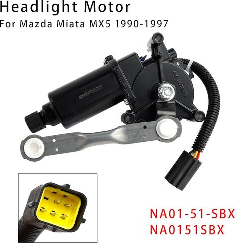 محرك المصباح الأمامي للجانب الأيسر من MAD هورنتس NA01-51-SBX NA0151SBX لمازدا مياتا MX5 1990-1997 in Kuwait