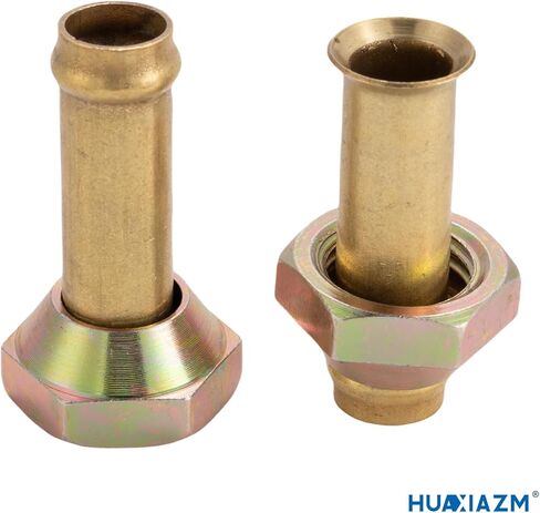 Transmission Cooler Oil Tube Connector Compatible with Toyota Tundra 2000-2004 3.4L 4.0L - 2 pcs Radiator Transmission Cooler Line Fittings in Kuwait