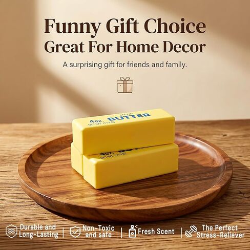 Slow Rising Butter Squishy Fidget Toys,Stress Balls,Dumpling Squishy,Taba Squishy,Fidget Toys for Adults,Teens, and Those with ADHD,(Yellow) in Kuwait