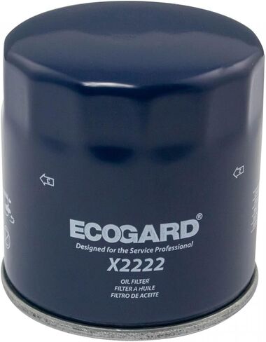 فلتر زيت ECOGARD - شيفروليه سيلفرادو 1500 5.3L 2007-2013، Silverado 2500 HD 6.0L 2007-2019 (عبوة من 12 قطعة) in Kuwait