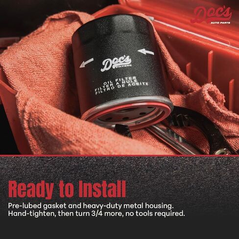 Doc's Auto Parts Oil Filter D296 | Compatible with Ram 2014+, Dodge 2014-2017, Chrysler 2014-2018, Volkswagen 2014, Jeep 2014-2017 in Kuwait
