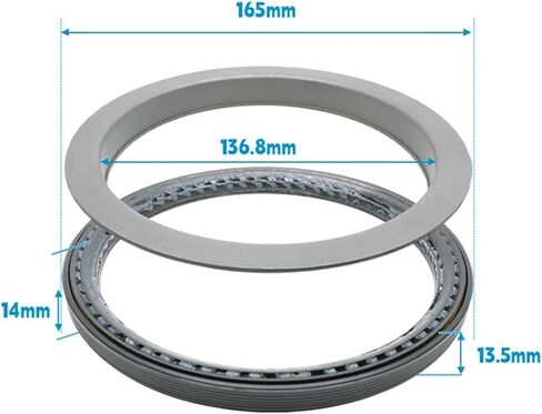 Rotating Shaft HEP9502 Oil Seal 136.8x165x13.5/14, 136.8 * 165 * 13.5/14mm in Kuwait