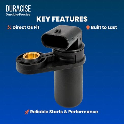 مستشعر موضع العمود المرفقي من DURACISE متوافق مع 2007-2011 Jeep Wrangler & 2007-2010 Dodge Charger، Challenger، Journey، Grand Caravan & Chrysler 300، Town & Country، Sebring #5029811AC، 7B0906433C in Kuwait