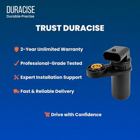 مستشعر موضع العمود المرفقي من DURACISE متوافق مع 2007-2011 Jeep Wrangler & 2007-2010 Dodge Charger، Challenger، Journey، Grand Caravan & Chrysler 300، Town & Country، Sebring #5029811AC، 7B0906433C in Kuwait