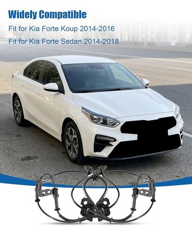 Front Left & Right ABS Wheel Speed Sensor Set Fit for Kia Forte 2014-2018 Forte Koup 2014-2016 Forte5 2014-2018, Replace ALS2663 ALS2664 59810A7300 59830A7300, 2PCS in Kuwait