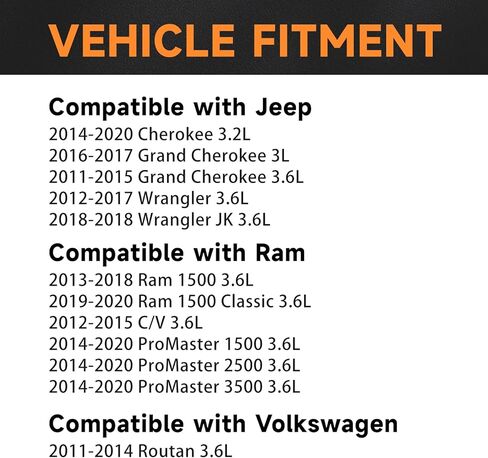 حزمة ملف إشعال Motorevo 3.6L متوافقة مع Chrysler 200 300 Town & Dodge Grand Caravan، Durango/Charger/Journey/Challenger & Jeep Grand Cherokee/Cherokee & Ram 1500 3.6L V6 استبدال UF648 in Kuwait