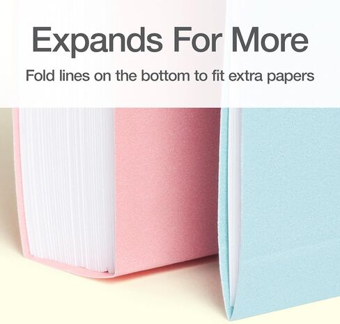 Oxford Hanging File Folders, 12 Pack, Letter Size (8.5" x 11"), 6 Assorted Colors, 5 Tab Positions, Includes Tabs and Inserts, Hanging Files for Office and Document Organization in Kuwait