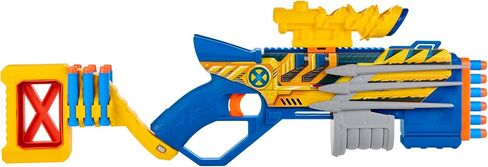 Nerf Marvel Wolverine Blaster, Scope, 6-Dart Storage Stock, Pump Action, 12 Nerf Elite Darts, Gifts for Kids Ages 8+ in Kuwait