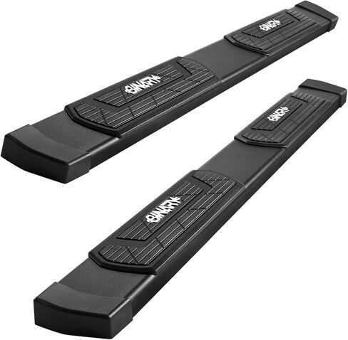 BINARY STAR 6 Inch Running Boards Compatible with 2019-2026 Ford Ranger Super Crew Cab with 4 Full-Size Doors. Side Steps Nerf Bars, Black Carbon Steel Step Bars with Non-Slip Plastic Pads. in Kuwait