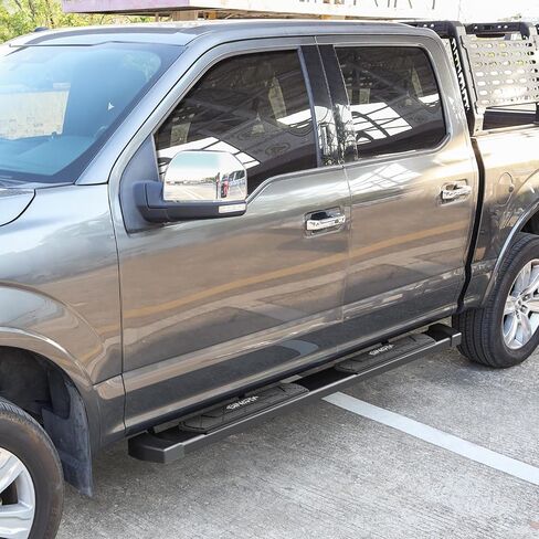BINARY STAR 6 Inch Running Boards Compatible with 2019-2026 Ford Ranger Super Crew Cab with 4 Full-Size Doors. Side Steps Nerf Bars, Black Carbon Steel Step Bars with Non-Slip Plastic Pads. in Kuwait