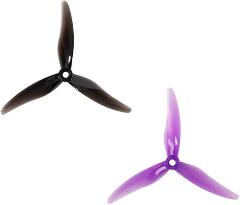 تحكم دقيق أكثر متانة وقبضة أفضل Gemfan Hurricane 51477 Tri-Blade FPV Drone Propeller Racing Freestyle Props متوافق مع 2206 2207 2208 2306 2407 محرك كوادكوبتر بدون فرشاة (16 قطعة) in Kuwait