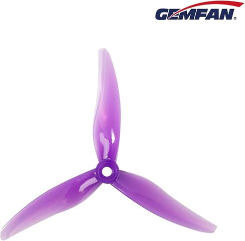 تحكم دقيق أكثر متانة وقبضة أفضل Gemfan Hurricane 51477 Tri-Blade FPV Drone Propeller Racing Freestyle Props متوافق مع 2206 2207 2208 2306 2407 محرك كوادكوبتر بدون فرشاة (16 قطعة) in Kuwait