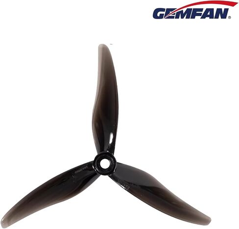 تحكم دقيق أكثر متانة وقبضة أفضل Gemfan Hurricane 51477 Tri-Blade FPV Drone Propeller Racing Freestyle Props متوافق مع 2206 2207 2208 2306 2407 محرك كوادكوبتر بدون فرشاة (16 قطعة) in Kuwait