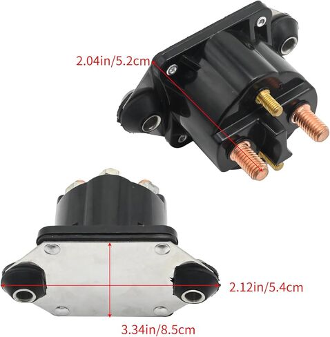89-817109A3 Starter Relay Solenoid, Replacement for Mercury 3 4 6 Cyl 40-250 HP Marine Engine, Replaces 18-5834, SW109, 89-817109A2, 89-817109A1 in Kuwait