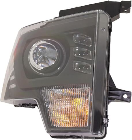 طقم المصابيح الأمامية البديلة (السائق والراكب) يناسب Ford F-150 V6 2011-2014 (3.5L / 3.7L) LED in Kuwait