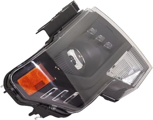 طقم المصابيح الأمامية البديلة (السائق والراكب) يناسب Ford F-150 V6 2011-2014 (3.5L / 3.7L) LED in Kuwait