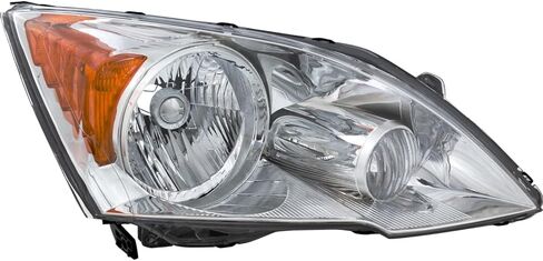 Replacement Headlight Kit (Left and Right) fits Honda CR-V 2009 2.4L Halogen (Includes 2 Bumper Trim) in Kuwait