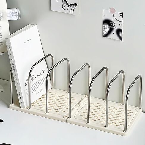Desktop Book Stand & Organizer - Upright File Holder for Bookshelf, Office, Home & Classroom in Kuwait