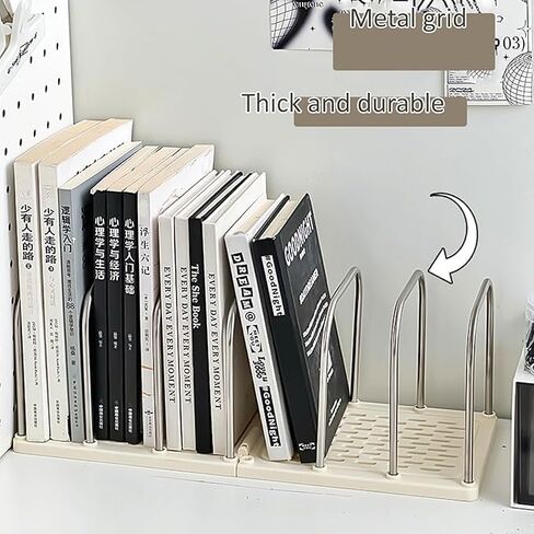 Desktop Book Stand & Organizer - Upright File Holder for Bookshelf, Office, Home & Classroom in Kuwait