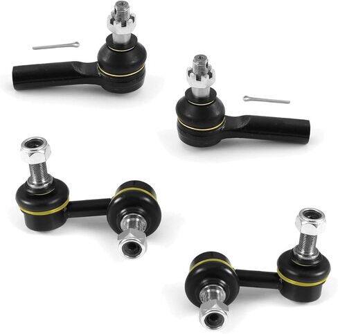 Suspension Kit Outer Tie Rod End & Sway Bar Front 4pcs for Nissan for X-Trail 2.5L 2002-2007 Steel in Kuwait