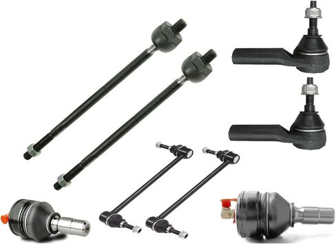 8pcs Suspension Kit Set Front Left Driver and Right Passenger Lower Side Ball Joint Tie Rod Sway Bar for Ford for Mustang 4.0L/4.6L 2005-2009 ES80805 EV80804 in Kuwait