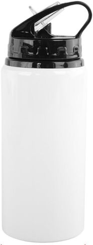 Limitronix 10 Pack 20oz/600ml Sublimation Blank White Sport Aluminum Water Bottle Portable Outdoor Travel Bicycle Bottle Mugs With Laptop Color Lid For DIY Heat Transfer Printing in Kuwait