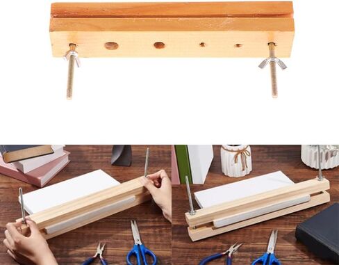 Wooden Bookbinding Press Large Press Bookbinder Flat Paper Press Machine for Home School Office DIY Bookbinding in Kuwait