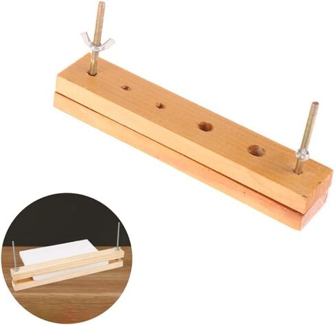 Wooden Bookbinding Press Large Press Bookbinder Flat Paper Press Machine for Home School Office DIY Bookbinding in Kuwait