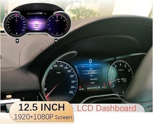 قمرة القيادة الرقمية للسيارة LCD متوافقة مع لوحة القيادة عداد السرعة Benz G Class W463 2013-2018 in Kuwait