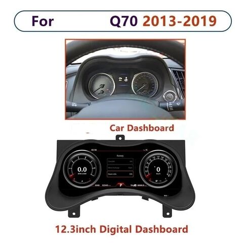 LCD Digital Dashboard Panel Instrument Cluster Cock Speedometer Compatible for Infiniti Q70 2013-2019 Car LCD Digital Cluster in Kuwait