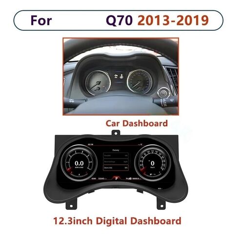 LCD Digital Dashboard Panel Instrument Cluster Cock Speedometer Compatible for Infiniti Q70 2013-2019 Car LCD Digital Cluster in Kuwait