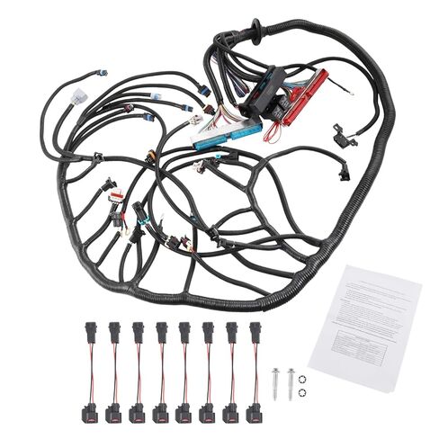 طقم أسلاك محرك LS 4L60E متوافق مع محرك GM DBC LS1 4.8 5.3 6.0 Vortec 1997-2006، W/4L60E Drive بواسطة كابل in Saudi Arabia