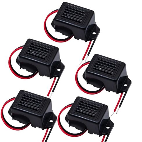 5PCS Alarm Buzzer DC 12V 85dB Electronic Alarm Buzzers Constant Tone in Kuwait