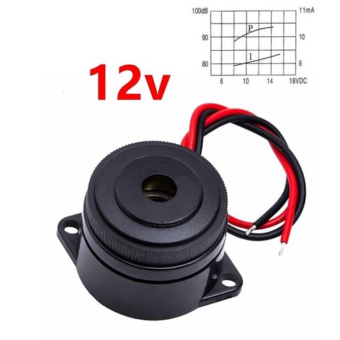 QSI-2910 90DB طنان 29.5x24.5mm DC 12V طنان كهرضغطية نشط صوت مستمر in Kuwait