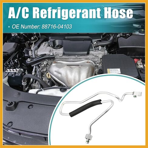 Cooler Refrigerant Liquid Pipe for Toyota Tacoma 1997-2004 A/C Refrigerant Hose Replace 88716-04103 8871604103 Replacement in Kuwait