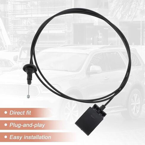 No.68032581AB Hood Latch Release Cable with Handle Lever for Dodge Durango for Jeep Grand Cherokee 2011-2019 Engine Hood Latch Cable in Kuwait