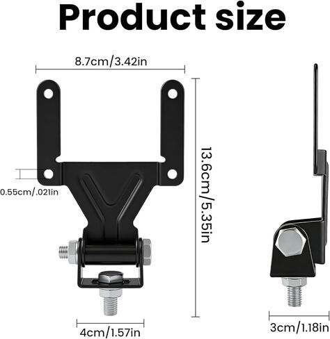 jose2015 4x6 LED Lights Brackets ，Adjustable Light Bar Bracket Mount for 4x6 Lights, Universal Fit for Trucks, ATVs, UTVs, Tractors, Roof Rack in Kuwait
