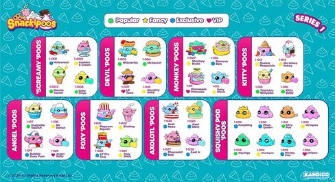 Snackipoos 2‑Pack – DIY Squishy Making Kit for Kids 5 Years and Up, Make 2 Collectible Squishies, Reusable Mould & Accessories, Surprise Squishy Toy Set, Series 1 in Kuwait