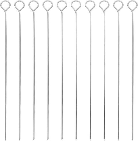 Candle Wick Positioning Pins 10-Pack 9.8 Inch Stainless Steel Needle Tools for Precise DIY Candle Making in Kuwait