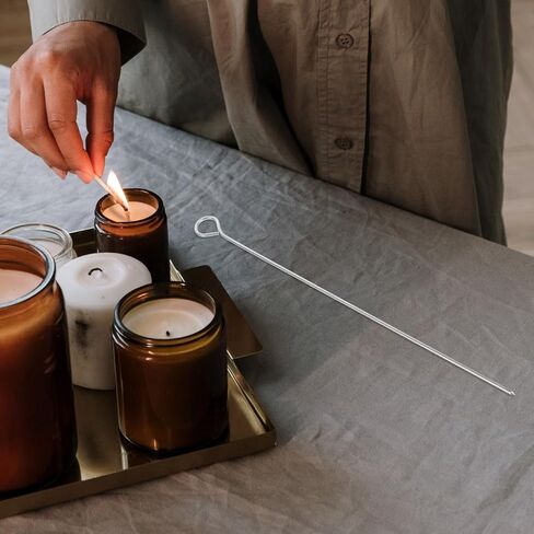 Candle Wick Positioning Pins 10-Pack 9.8 Inch Stainless Steel Needle Tools for Precise DIY Candle Making in Kuwait
