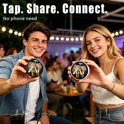Digital Badge Pin with 1.85 Inch Touchscreen, Customizable Anime Pins for Photos Slideshow, Wearable DIY Smart Badge, Ideal Ita Bag Accessories for Backpack, Hat and Jacket, Personalized Gift for Festival, Party and Anime Events in Kuwait