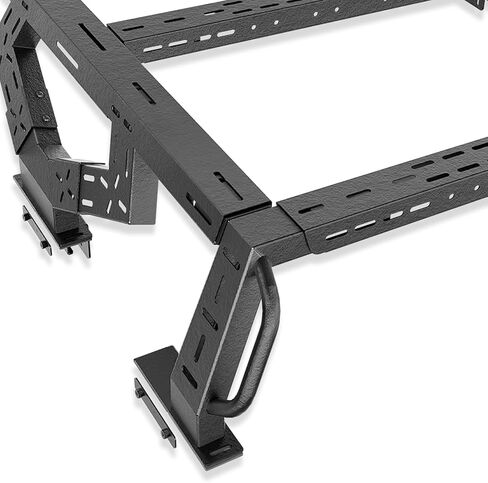 YZONA 16.73" Bed Racks Truck Cargo Carrier with 2 LED Lights Compatible with Tacoma/Gladiator JT/Frontier/Colorado Extended Cab/Canyon/Ranger, Luggage Storage Bed Cross Bars in Kuwait