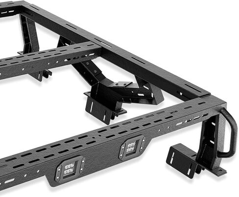 YZONA 16.73" Bed Racks Truck Cargo Carrier with 2 LED Lights Compatible with Tacoma/Gladiator JT/Frontier/Colorado Extended Cab/Canyon/Ranger, Luggage Storage Bed Cross Bars in Kuwait
