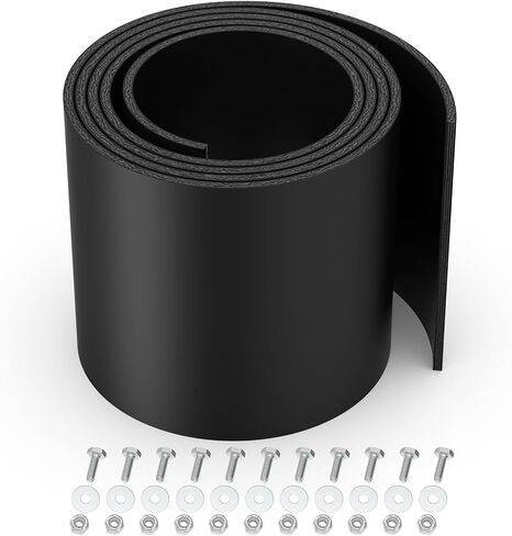 Universal Snow Plow Blade Flap - 72"x 8"x 1/4" Rubber Snow Deflector with 11 Sets Mounting Hardware, Compatible with Kolpin & Polaris, Suitable for ATVs, UTVs, Side-by-Side Vehicles, and 4-Wheelers in Kuwait