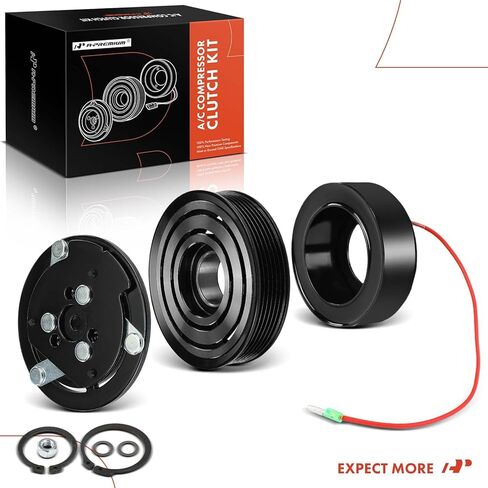 طقم قابض ضاغط مكيف الهواء A-Premium متوافق مع Jeep Cherokee 1997 1998 1999 2000 2001، Wrangler TJ 1997-1999 & Dodge Dakota 1996-2002، 2.5L 4.0L in Kuwait
