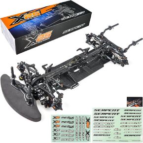 Serpent Medius X25 1/10 4WD Electric Touring Car Chassis Kit, Carbon Fiber Chassis, Precision Racing Parts, Electronics Not Included SER400049 in Saudi Arabia