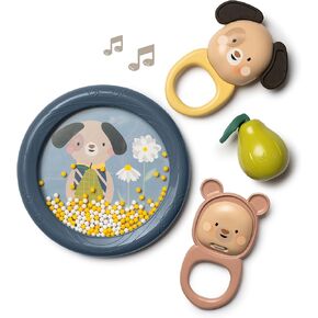 Taf Toys Baby Musical Instruments Set - Safe Music Montessori Musical Toys for Toddlers 1-3 - Kids Instruments with Soft Colors & Textures - Develops Fine Motor Skills - Ideal for Babies 6 Months & Up in Kuwait