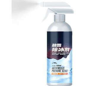 Deicer Spray for Car Windshield | 300mL Quick Long-Lasting Defroster,Car Window Defroster Spray | for Winter Frost Cleaning Vehicle Truck SUV Roof Outdoor Daily Commute Glass Home Garden in Kuwait