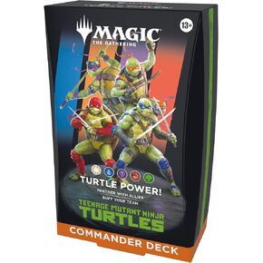 Magic: The Gathering | Teenage Mutant Ninja Turtles - Commander Deck - Turtle Power! | Collectible Trading Card Game in Kuwait