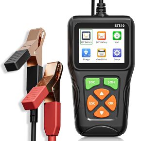 12V/24V Car Battery Load Tester Automotive – 100-2000 CCA Alternator & Charging Analyzer, QR Code Cloud Report No App Needed, for Car Truck SUV Motorcycle Snowmobile Boat in Saudi Arabia